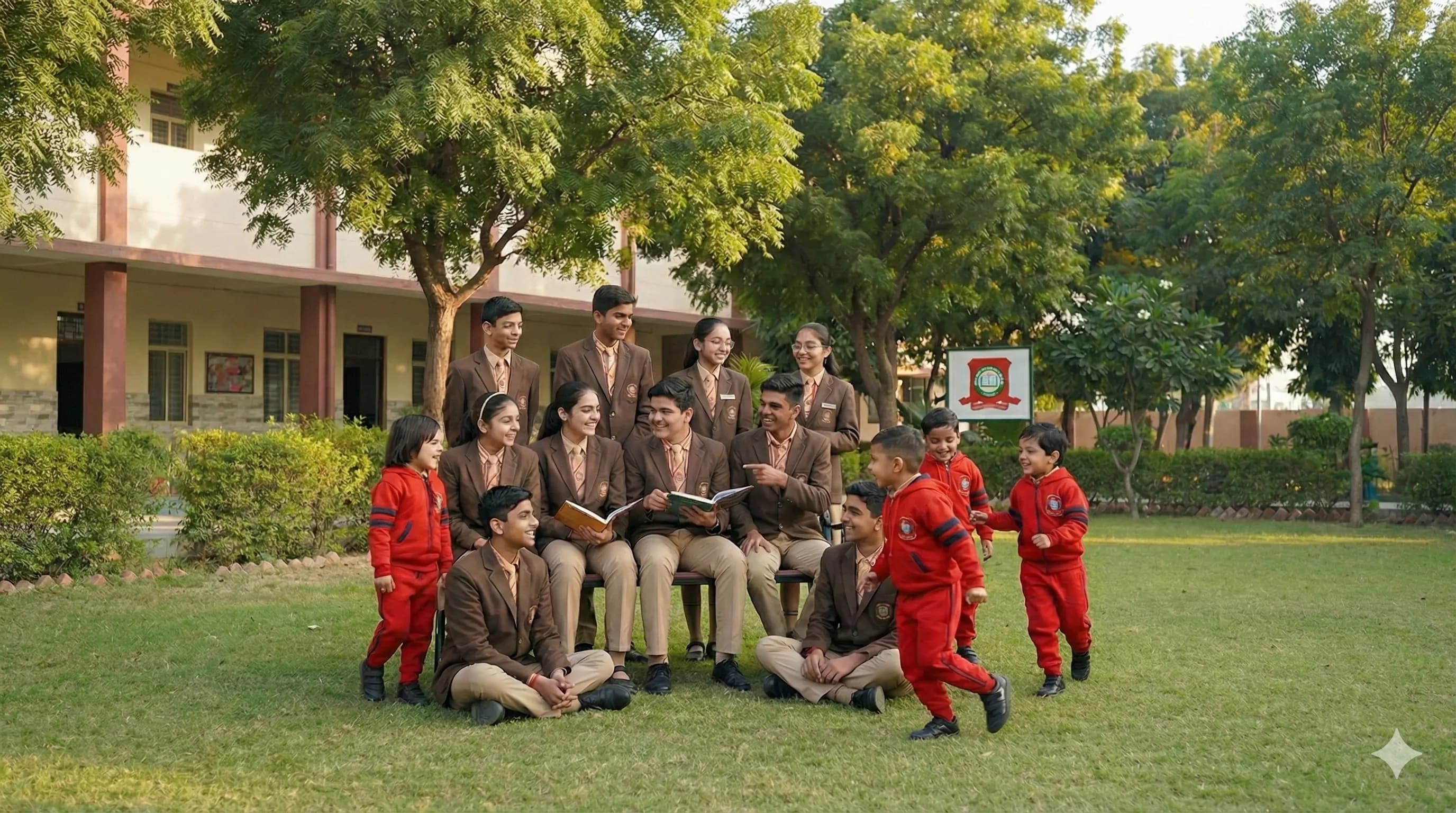 Students at Mayoor International School